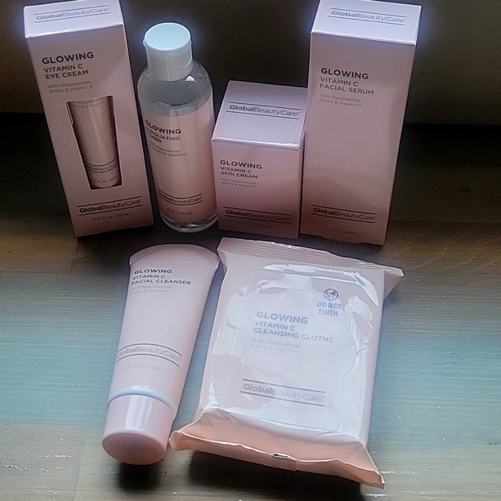 Global Beauty Glowing 6 pc skin care collection